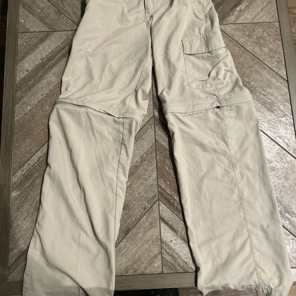 Columbia Other - Columbia Kids' Zip Off Tan Cargo Pants size 10/12 Adjustable waist